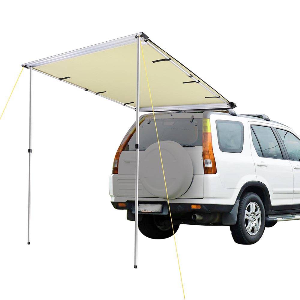 Yescom Car Awning 4' 7" x 6' 7" Vehicle Rooftop Side Tent Shade - TrackMindedHPDE™