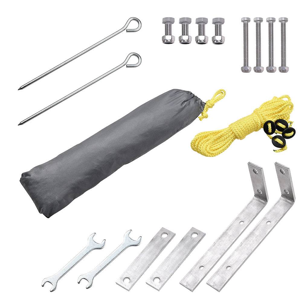 Yescom Car Awning 4' 7" x 6' 7" Vehicle Rooftop Side Tent Shade - TrackMindedHPDE™