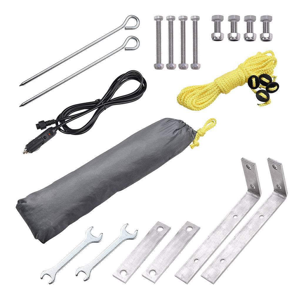 Yescom Awning with LED Light 6.6' x 4.6' Car Side Tailgate Awning - TrackMindedHPDE™