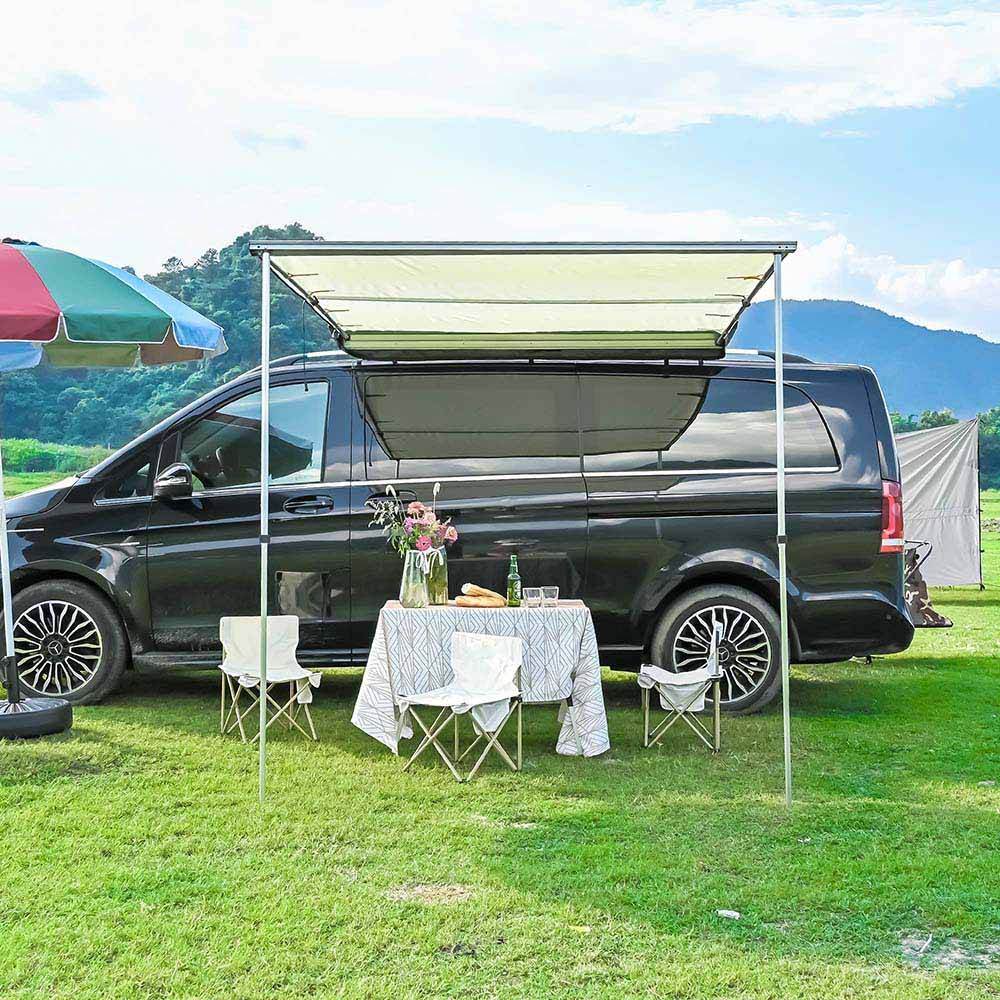 Yescom Awning with LED Light 6.6' x 4.6' Car Side Tailgate Awning - TrackMindedHPDE™