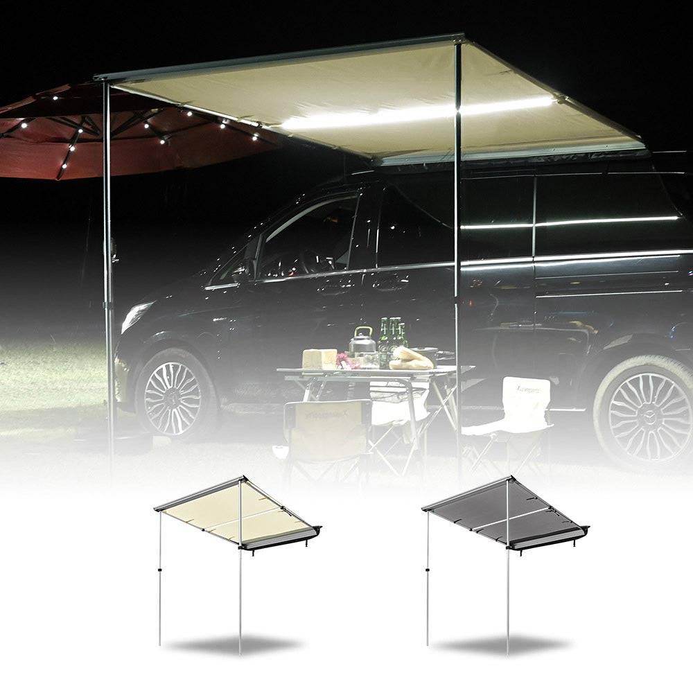 Yescom Awning with LED Light 6.6' x 4.6' Car Side Tailgate Awning - TrackMindedHPDE™
