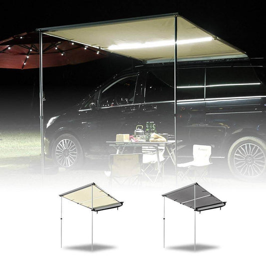 Yescom Awning with LED Light 6.6' x 4.6' Car Side Tailgate Awning - TrackMindedHPDE™