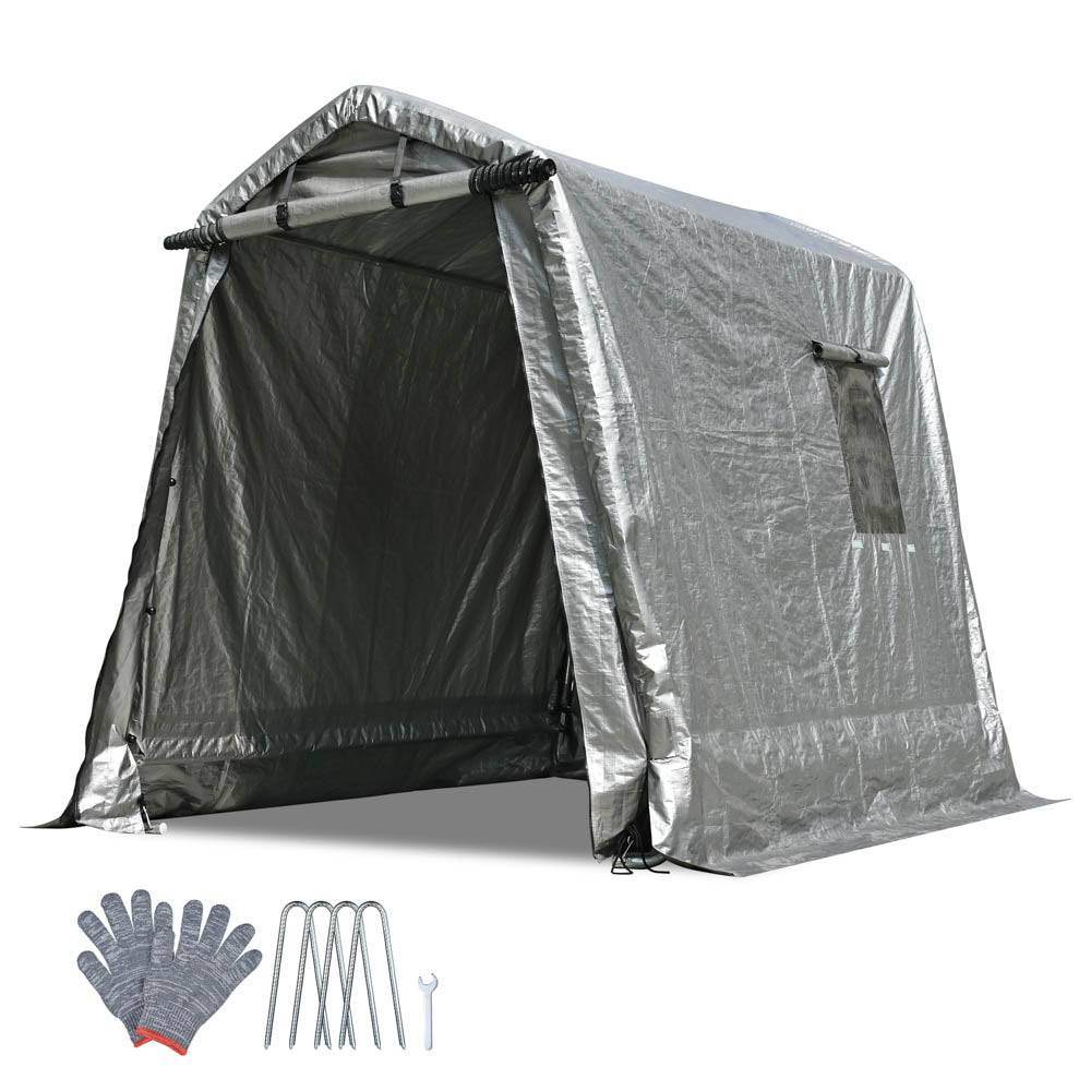 Yescom 6'x8' Portable Garage Shelter Carport Storage Shed - TrackMindedHPDE™