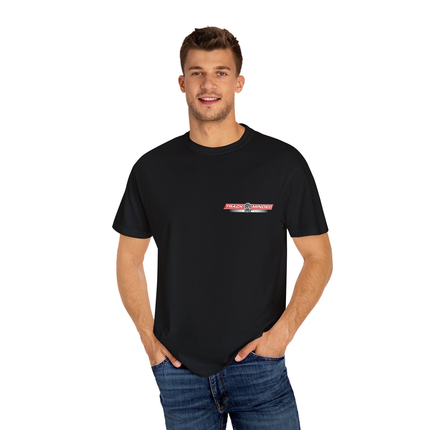 Track Minded HPDE T-shirt - Pre-shrunk, Medium Weight, 100% Ring-spun Cotton