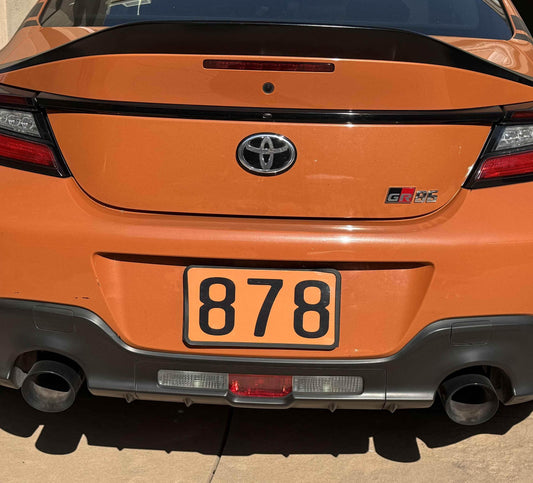 Custom Vanity Plate Cover - TrackMindedHPDE™