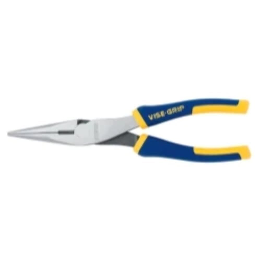 IRWIN VISE-GRIP Long Nose Pliers with Wire Cutter, 8-Inch (2078218)