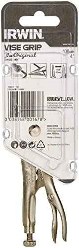 IRWIN VISE-GRIP Original Locking Pliers, Long Nose, 4-Inch (1602L3), 100mm