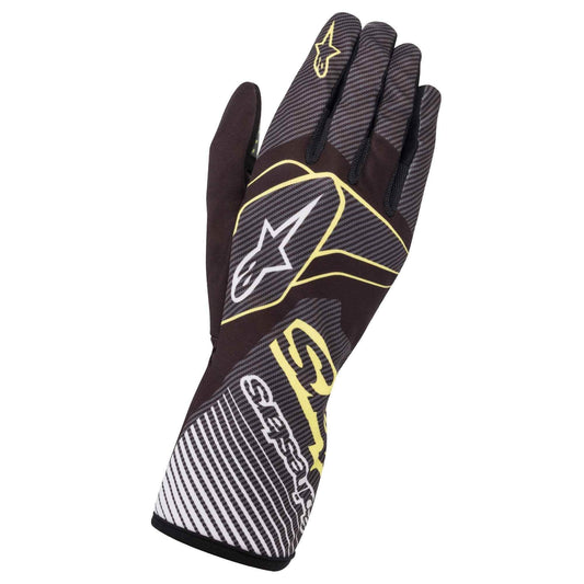 Alpinestars Tech-1 K Race v2 Karting Gloves - Carbon - TrackMindedHPDE™