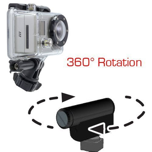 ChargerCity Dual Post Telescopic Headrest Mount for GoPro Hero & Action Cameras