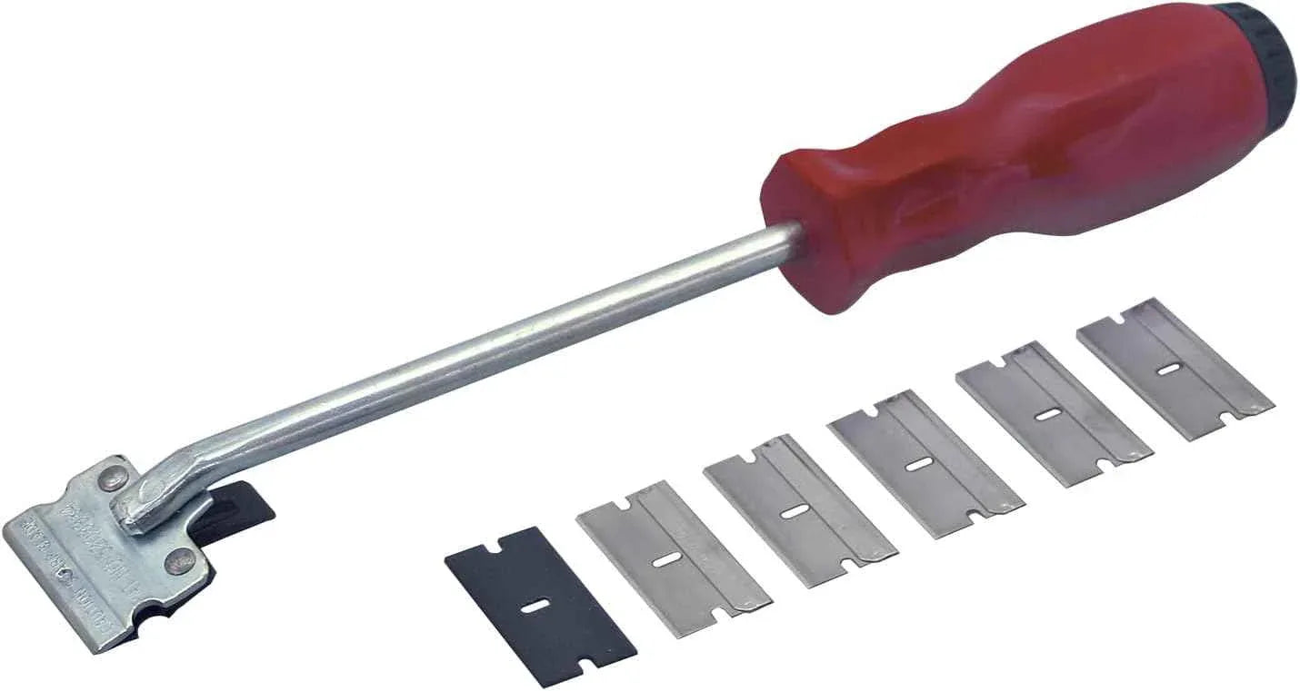 Lisle 52000 Razor Blade Scraper,Red - Track Minded HPDE, LLC