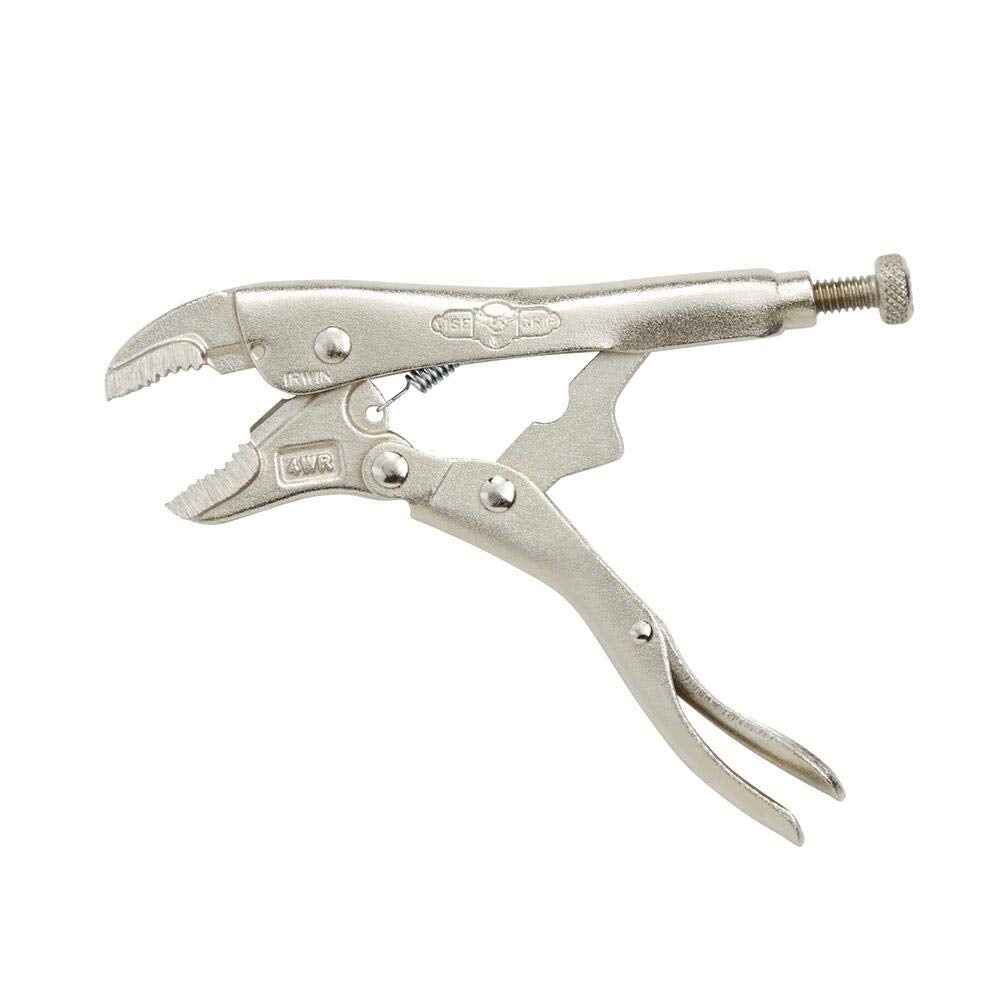 IRWIN VISE-GRIP Curved Jaw Locking Pliers with Wire Cutter, 4-Inch (10)