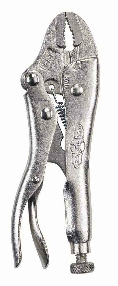 IRWIN VISE-GRIP Curved Jaw Locking Pliers with Wire Cutter, 4-Inch (10)