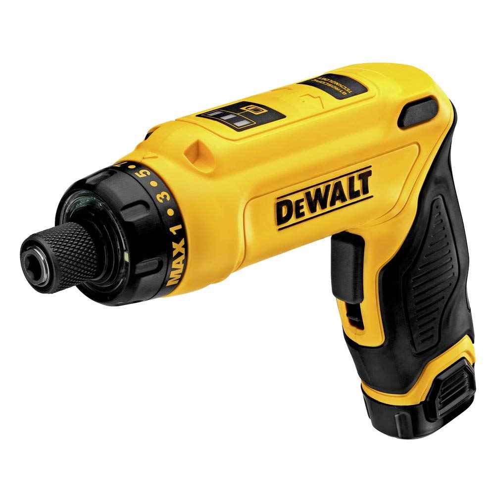 DEWALT 8V MAX Cordless Screwdriver Kit, Gyroscopic, 2 Batteries and Charger Included (DCF680N2)