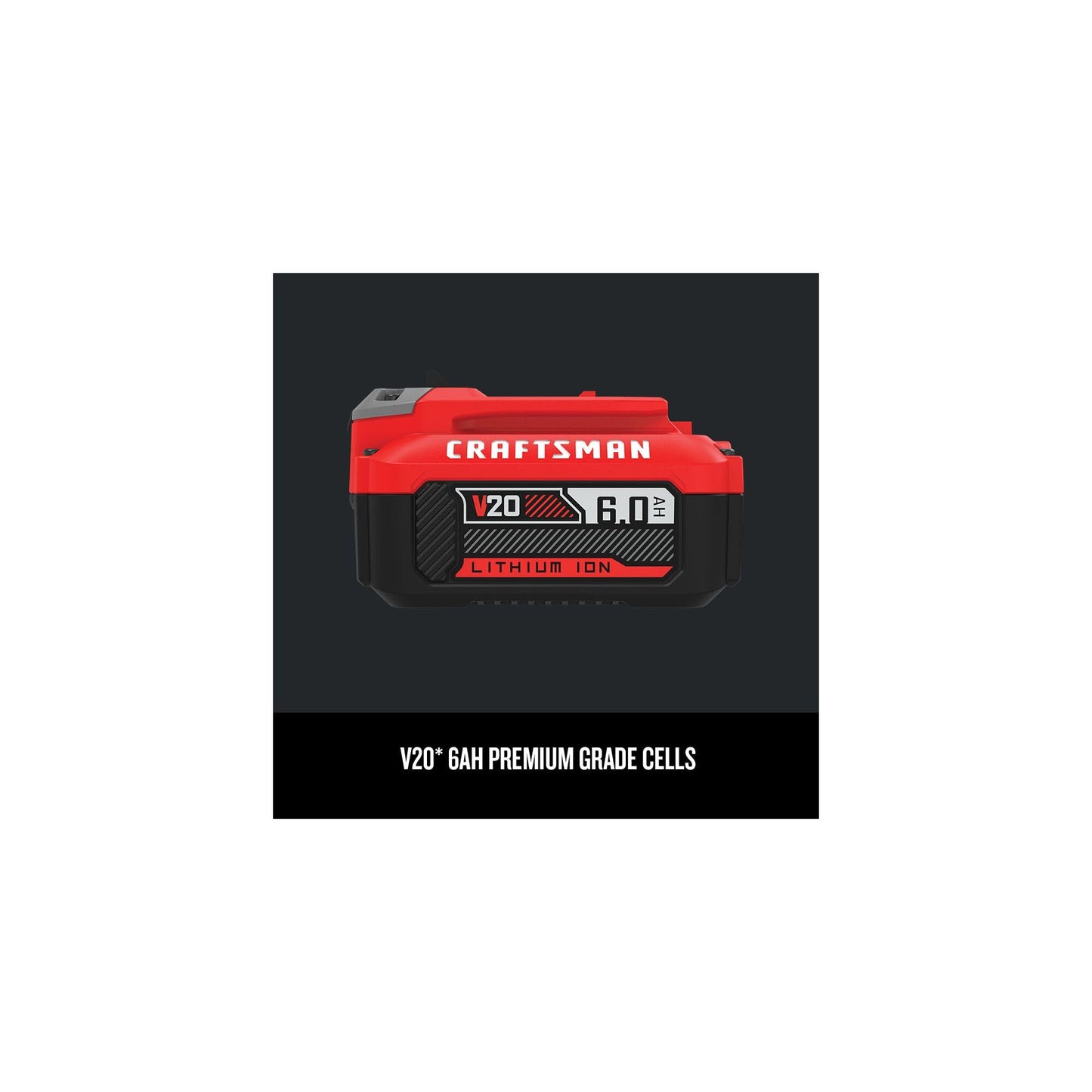 CRAFTSMAN V20 6Ah Lithium Ion Power Tool Battery (CMCB206)
