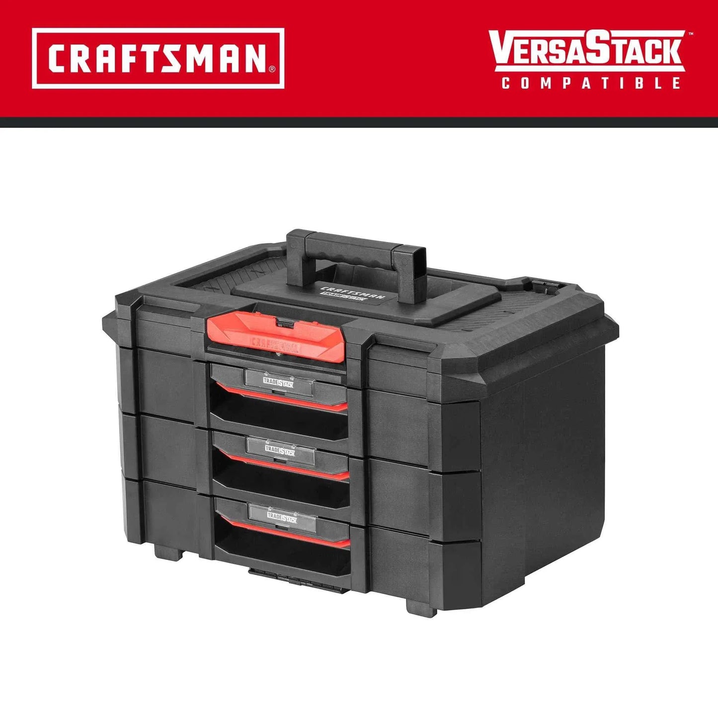 CRAFTSMAN Tradestack 3 Drawers Unit (CMST21405) - Track Minded HPDE, LLC