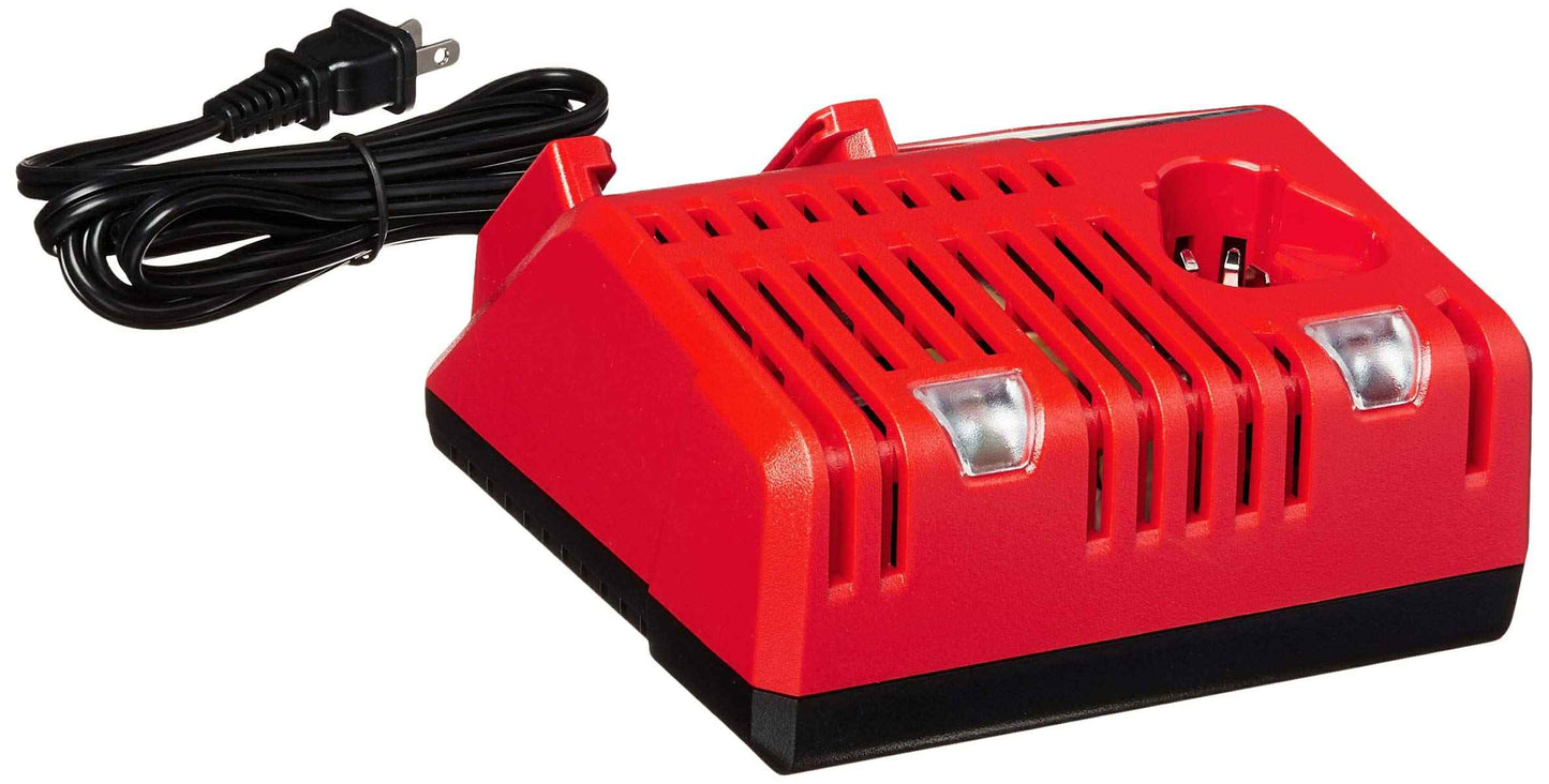 Milwaukee 48-59-1850 M18 RED LITHIUM XC 5.0 Ah Batteries (2) + 48-59-1812 M12 and M18 Multi Voltage Charger kit