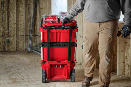 Milwaukee Electric - PACKOUT 10 Compact Portable Tool Box with ADJUSTA