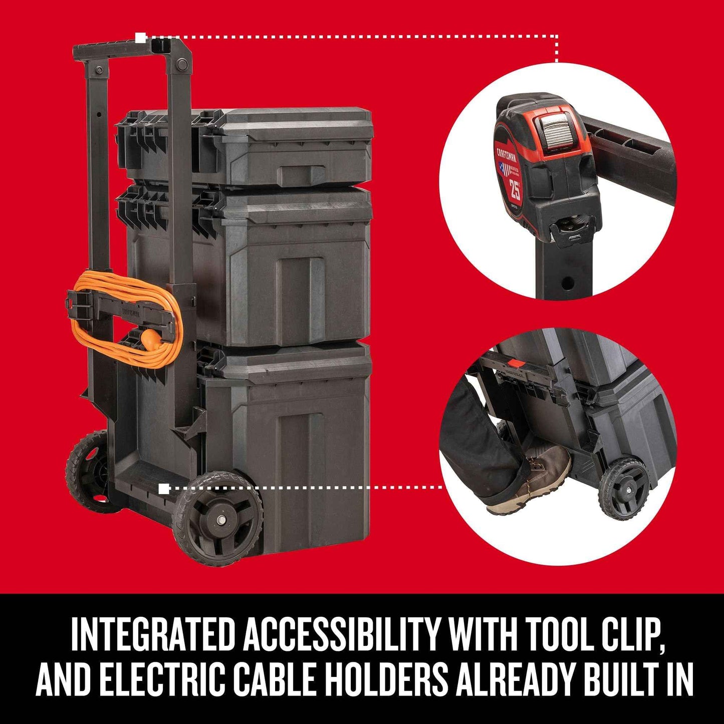 CRAFTSMAN TRADESTACK Rolling Tower (CMST60420)