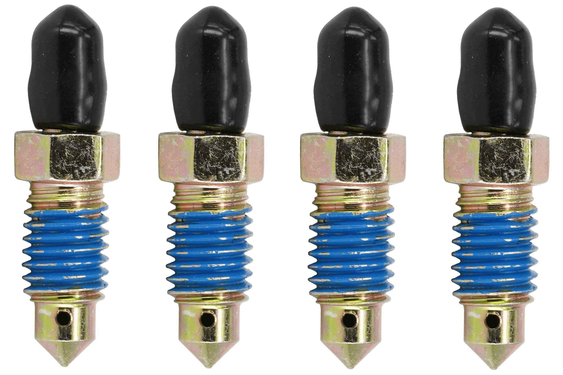 Dsnaduo 4 PCS Speed Bleeder,Bleeder Valve,Quick Bleeders with Dust Caps M10x1.5-35.5mm, H9406-4, 13908, 12702, 105407, 639580