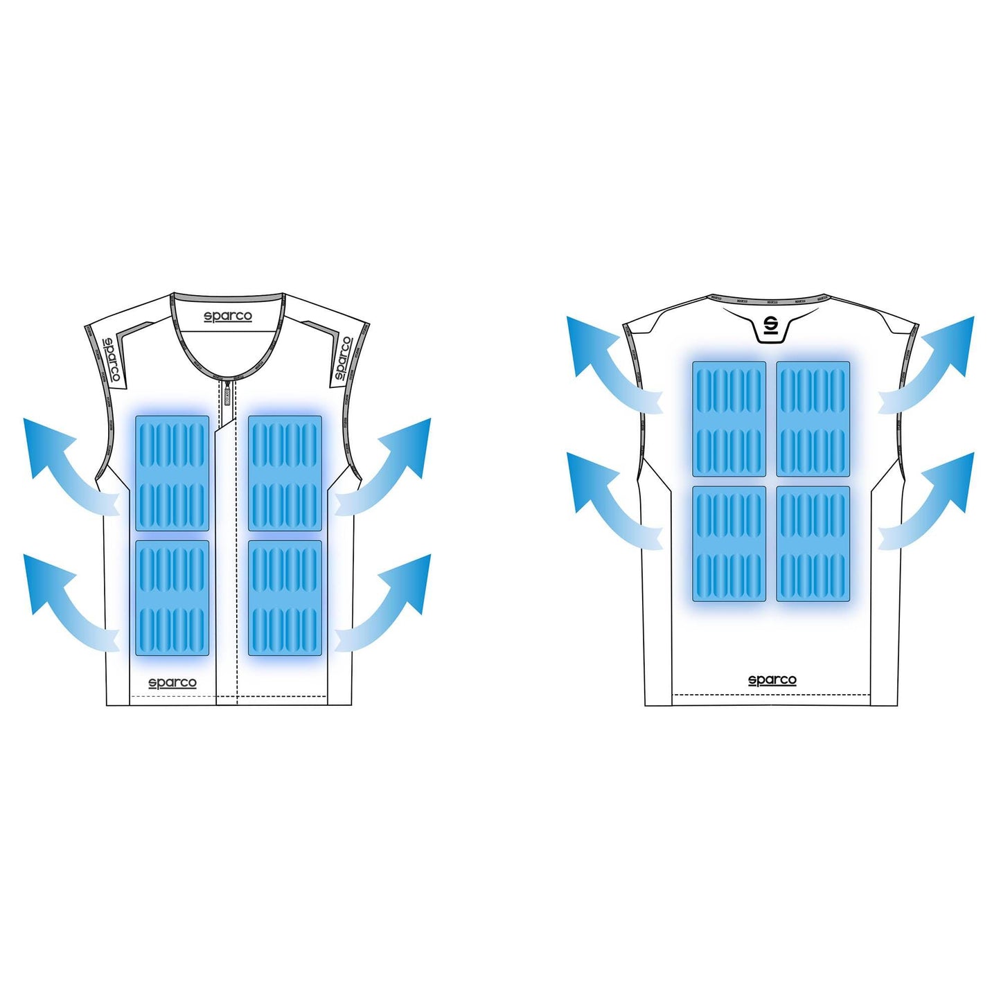 Sparco Ice-Vest Cooling Vest - TrackMindedHPDE™