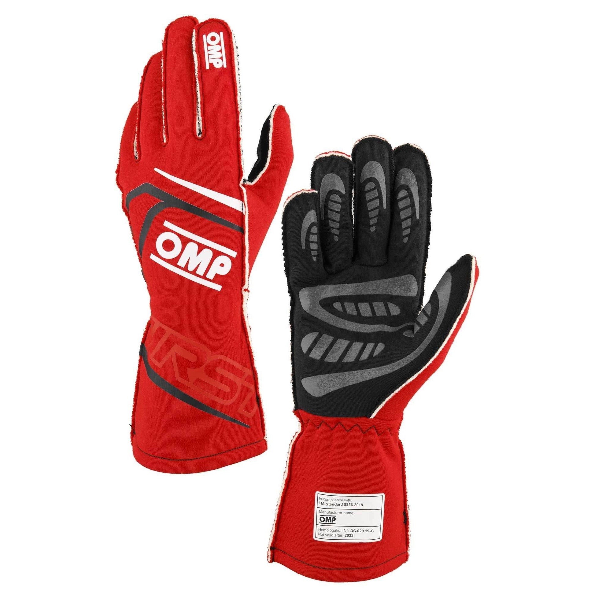OMP First Racing Gloves - TrackMindedHPDE™