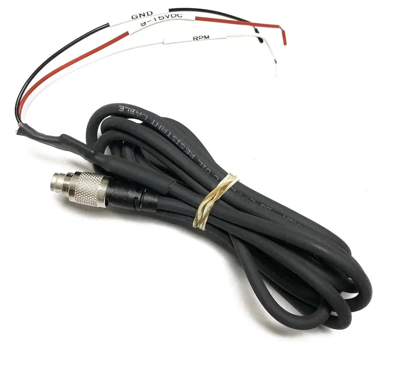AIM Accessories black sensor cable with 3 exposed wires and connector