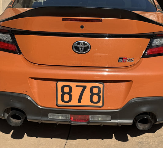 Custom Vanity Plate Cover