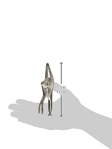 IRWIN VISE-GRIP Original Locking Pliers, Long Nose, 4-Inch (1602L3), 100mm
