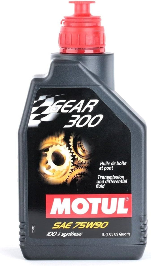 Motul Gear 300 75w90 100 Percent Synthetic Gear Oil 1 Liter (105777)