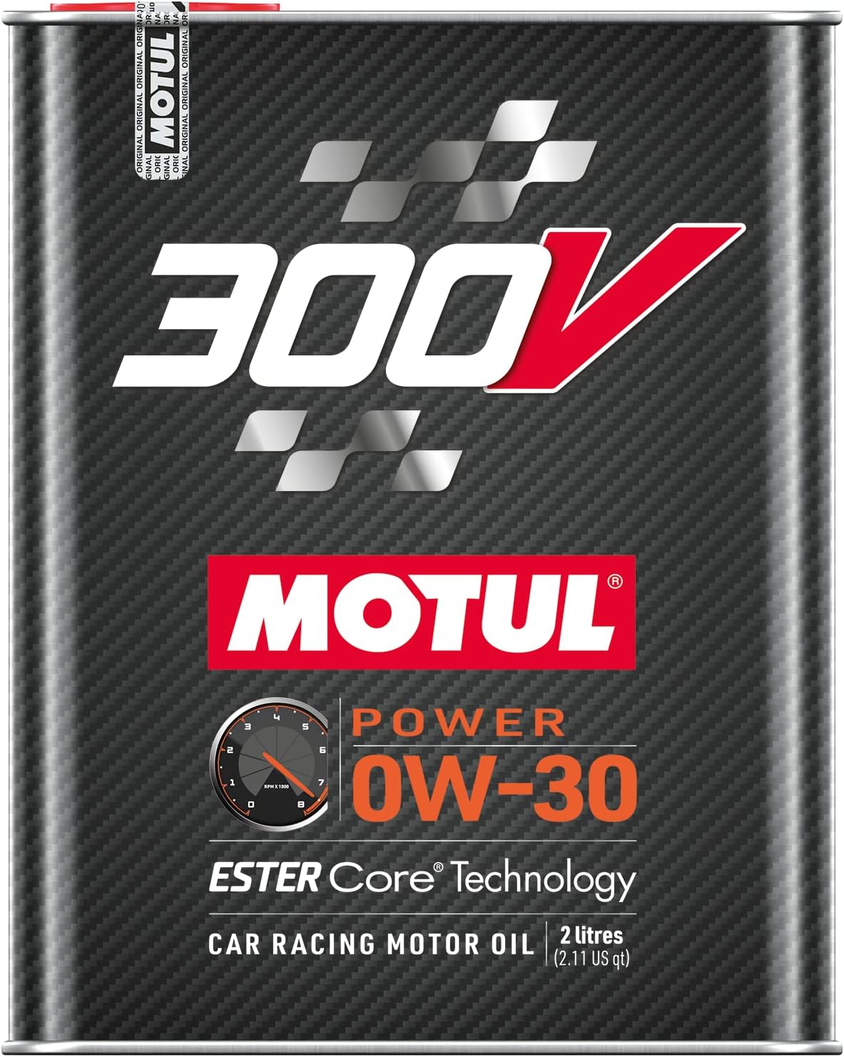 Motul 300V Synthetic Racing Motor Oil - 0W20 / 0W30 / 0W40 / 5W30 / 5W40 - 2 Liter Tins