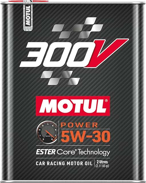 Motul 300V Synthetic Racing Motor Oil - 0W20 / 0W30 / 0W40 / 5W30 / 5W40 - 2 Liter Tins