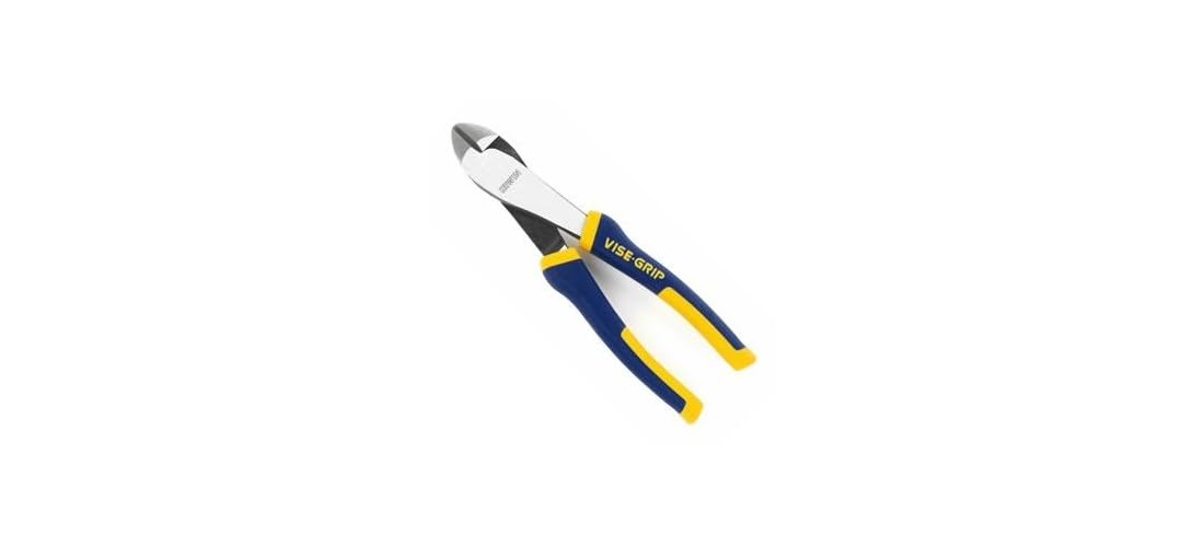 IRWIN VISE-GRIP Diagonal Cutting Pliers, 8", 2078308, nichel chromium steel