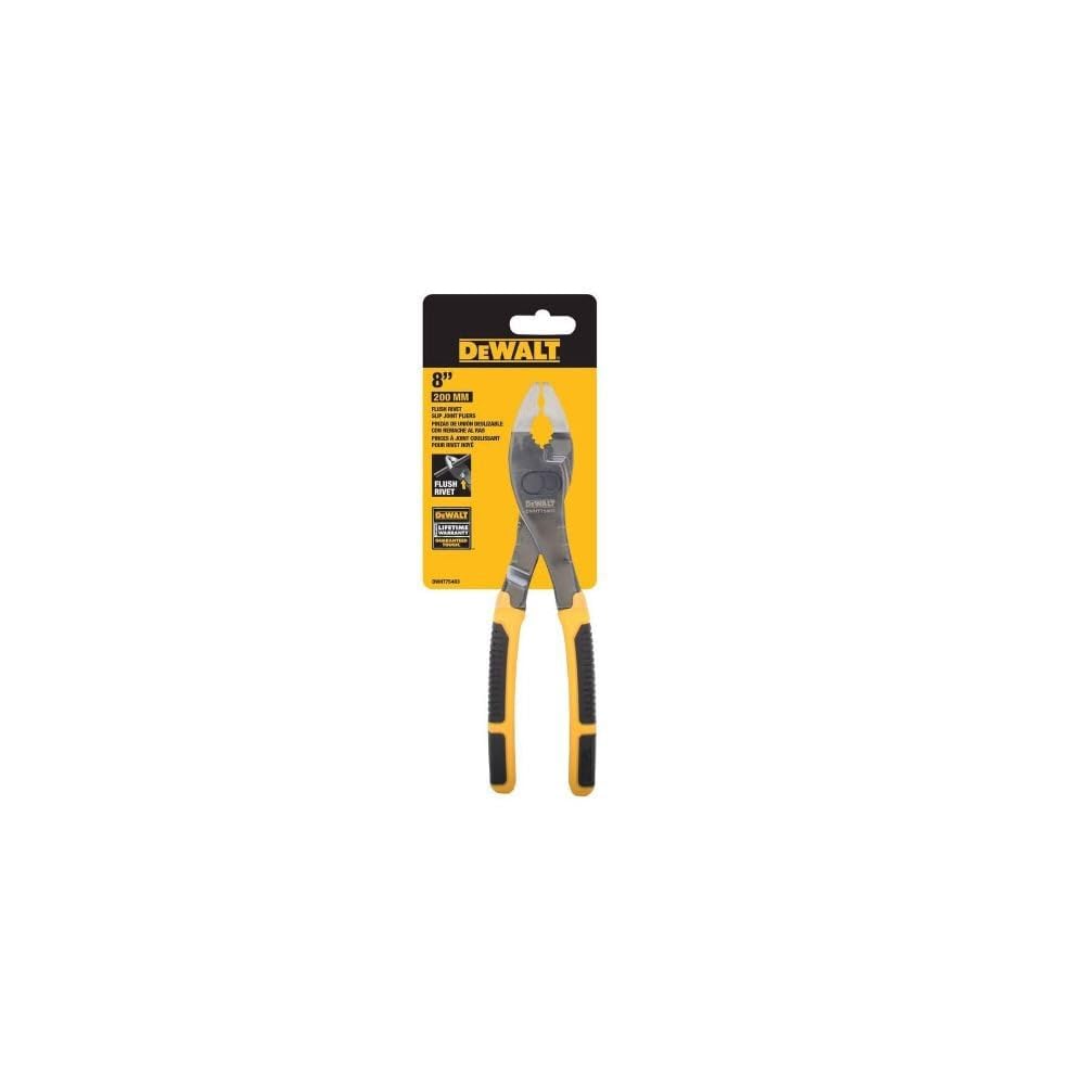 DEWALT 8" FLUSH RIVET SLIP JOINT PLIERS
