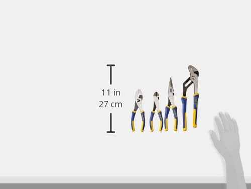 IRWIN VISE-GRIP Pliers Set, 4-Piece (2078707), Blue
