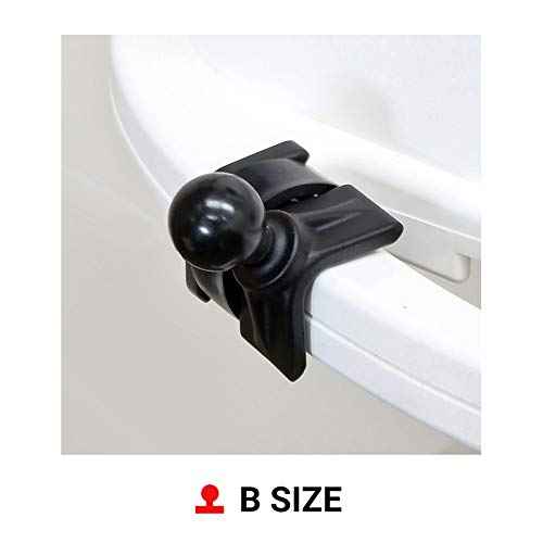 RAM Mounts RAM-B-108BU Strap Hose Clamp Ball Base with B Size 1" Ball for Rails 1" to 2.1" in Diameter