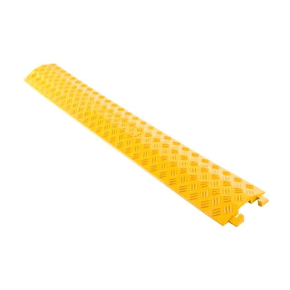 Pyle Durable Cable Ramp Protective Cover - 2,000 lbs Max Heavy Duty Drop Over Hose & Cable Track Protector, Safe in High Walking Traffic Areas - Cable Concealer for Outdoor & Indoor Use PCBLCO19