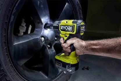 RYOBI P262K1 ONE+ HP 18V Brushless Cordless 4-Mode 1/2 in. Impact Wrench Kit w/ 4.0 Ah HIGH PERFORMANCE Lithium-Ion Battery & Charger