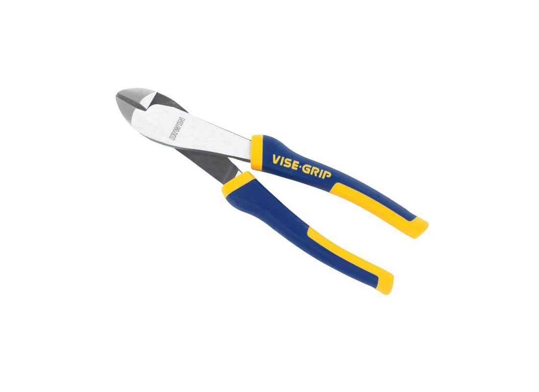 IRWIN VISE-GRIP Diagonal Cutting Pliers, 8", 2078308, nichel chromium steel