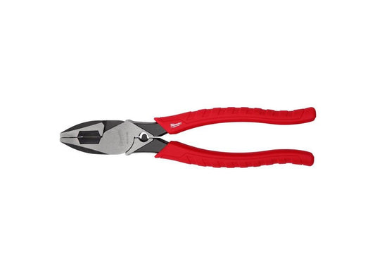 Milwaukee 48-22-6100 9 Inch Leverage Lineman Pliers w/ Crimper and Pipe Reaming Head Design