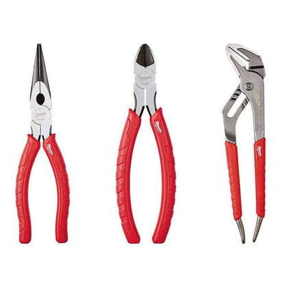 Milwaukee Pliers Set Alloy Stl 3pk