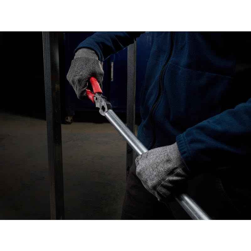 Milwaukee 48-22-6100 9 Inch Leverage Lineman Pliers w/ Crimper and Pipe Reaming Head Design