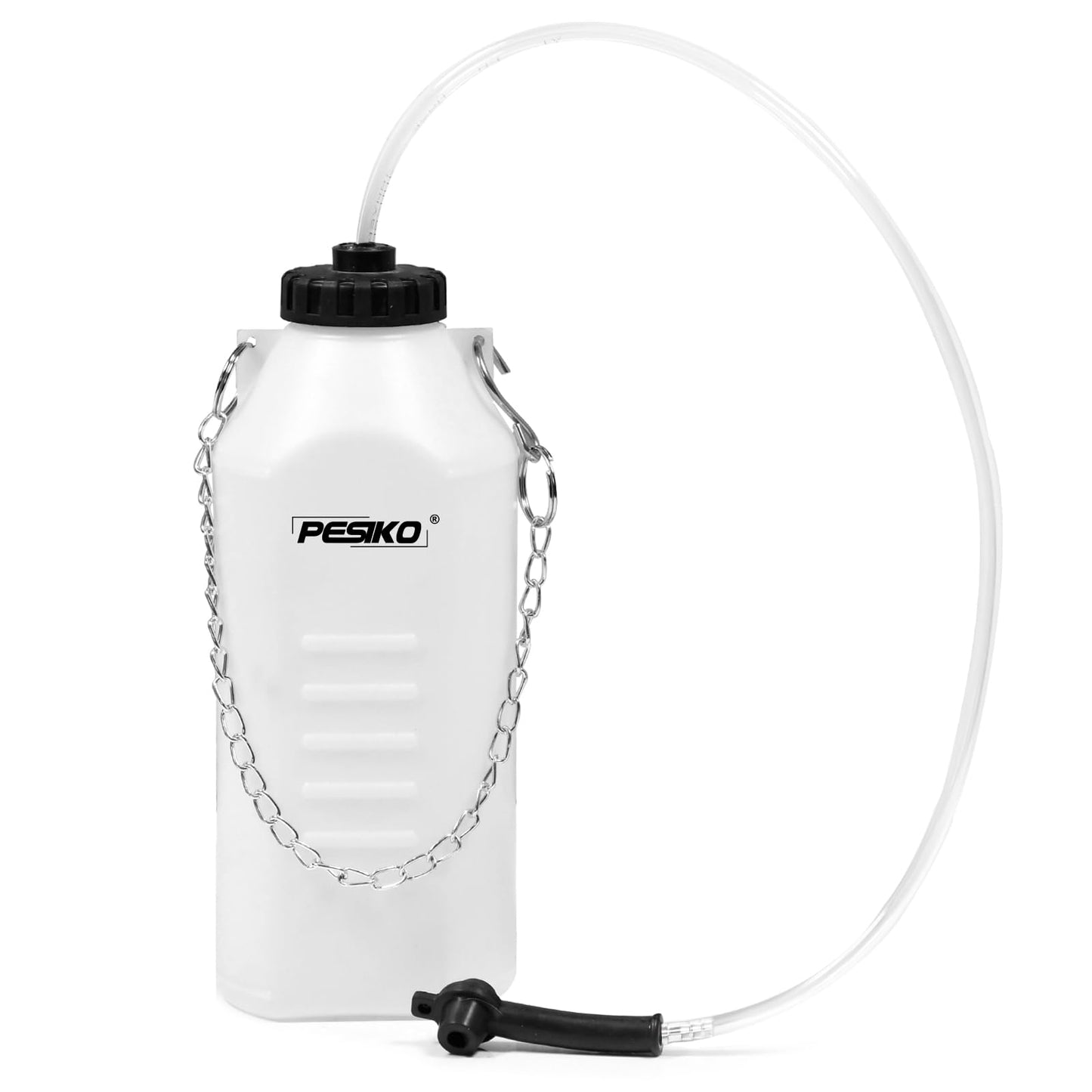 PESIKO 1L Brake Bleeder Bottle One Person, Brake Fluid Bleeding kit with 24 inch Tube and Rubber Connector for Collect Brake Fluid