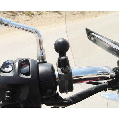 RAM MOUNTS Handlebar U-Bolt Base for Rails 0.5" to 1" in Diameter RAM-B-231U with B Size 1" Ball