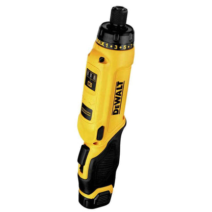 DEWALT 8V MAX Cordless Screwdriver Kit, Gyroscopic, 2 Batteries and Charger Included (DCF680N2)