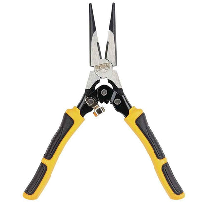 DEWALT DWHT70277 Compound Action Long Nose Pliers 9 Inch , Black