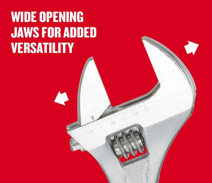 CRAFTSMAN Adjustable Wrench Set, 3-Piece All Steel, Metirc and SAE Scale (CMMT12001)