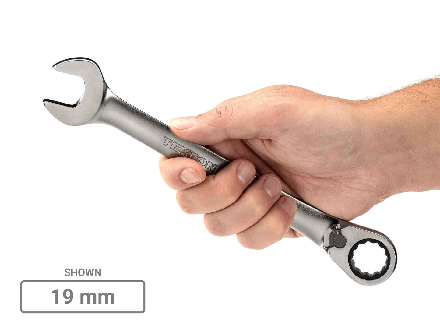 TEKTON Reversible 12-Point Ratcheting Combination Wrench Set with Modular Organizers, 14-Piece (6-19 mm) | WRC94302