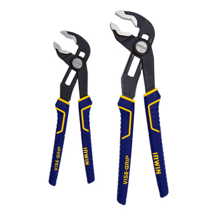IRWIN Tools VISE-GRIP GrooveLock Pliers Set, V-Jaw, 2 Piece, 2078709
