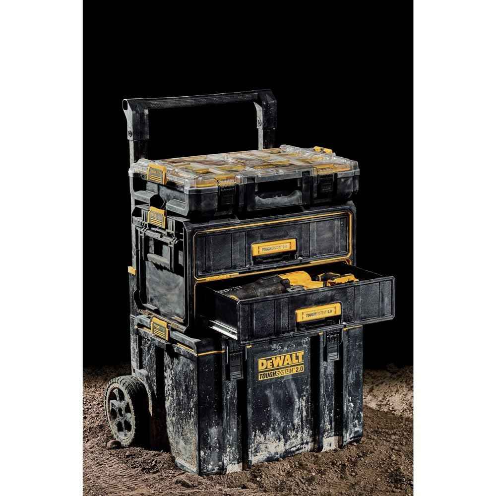 DEWALT ToughSystem Tool Box, 2.0 Two-Drawer, 21.8in. (DWST08320)
