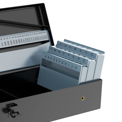 MACXCOIP 115PCS Drill Bit Index Box, Empty Metal Case (Excluding Drill Bits)